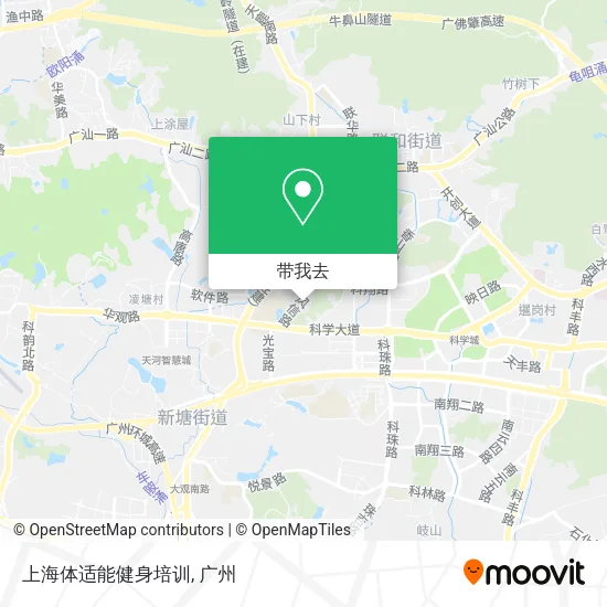上海体适能健身培训地图