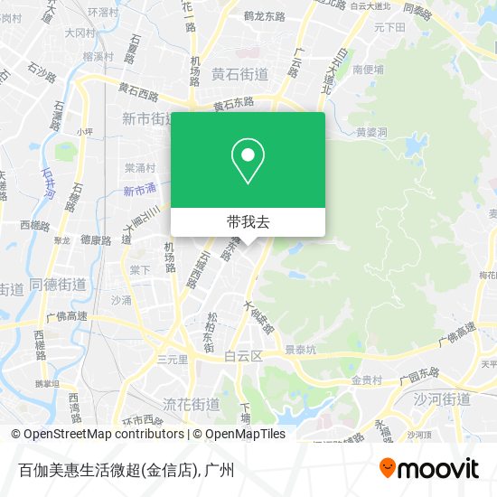 百伽美惠生活微超(金信店)地图