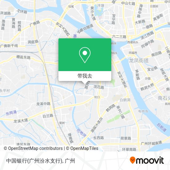 中国银行(广州汾水支行)地图