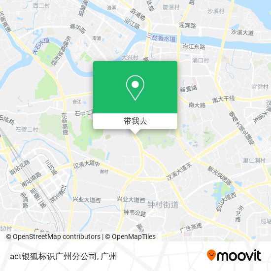act银狐标识广州分公司地图