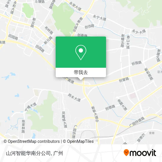 山河智能华南分公司地图