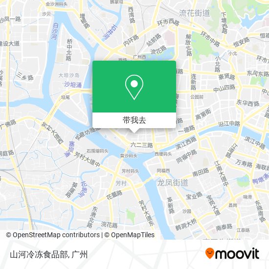 山河冷冻食品部地图
