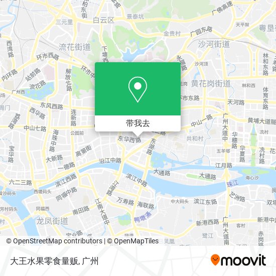 大王水果零食量贩地图