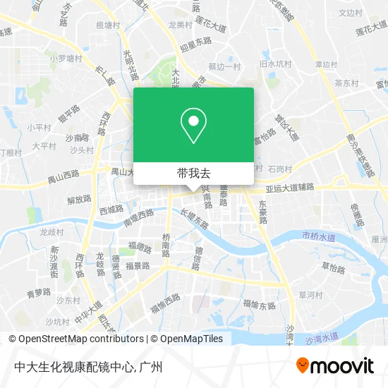 中大生化视康配镜中心地图