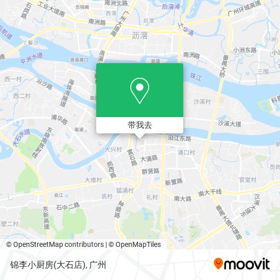 锦李小厨房(大石店)地图