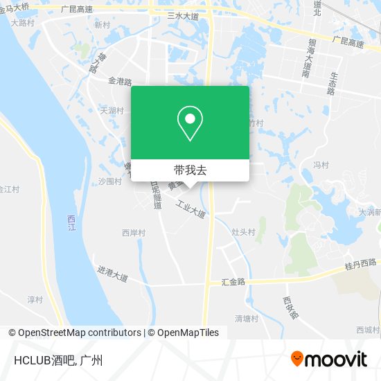 HCLUB酒吧地图