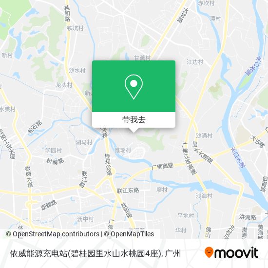 依威能源充电站(碧桂园里水山水桃园4座)地图
