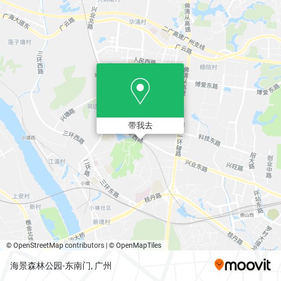 海景森林公园-东南门地图