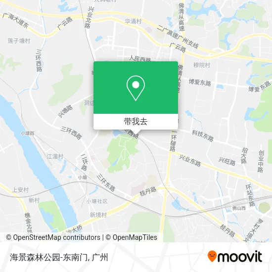 海景森林公园-东南门地图