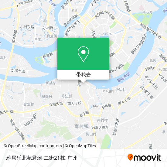 雅居乐北苑君澜-二街21栋地图