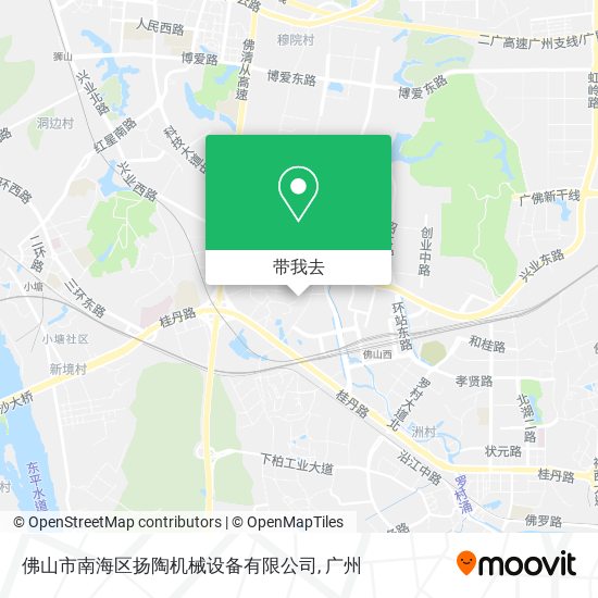 佛山市南海区扬陶机械设备有限公司地图