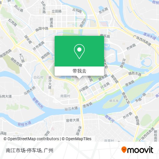 南江市场-停车场地图