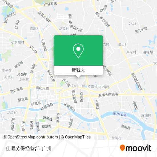 仕顺劳保经营部地图