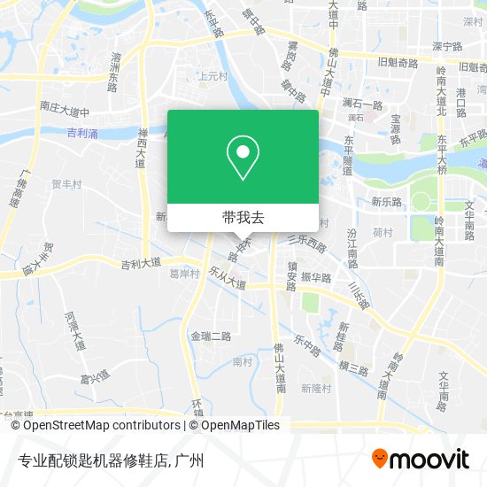 专业配锁匙机器修鞋店地图