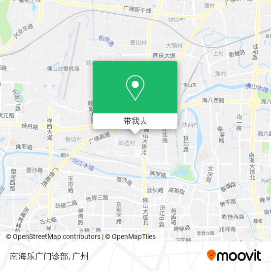 南海乐广门诊部地图