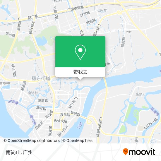 南岗山地图