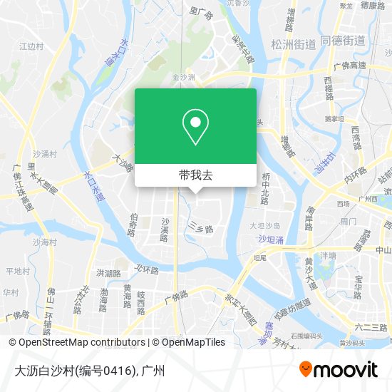 大沥白沙村(编号0416)地图