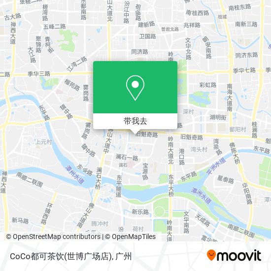 CoCo都可茶饮(世博广场店)地图