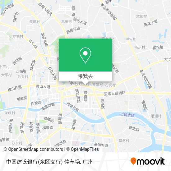 中国建设银行(东区支行)-停车场地图
