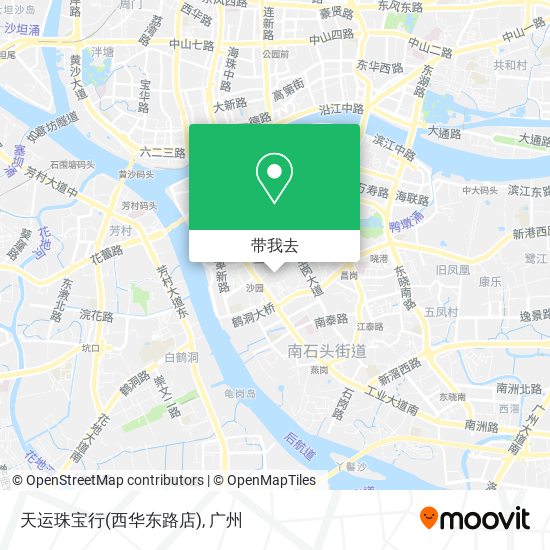 天运珠宝行(西华东路店)地图
