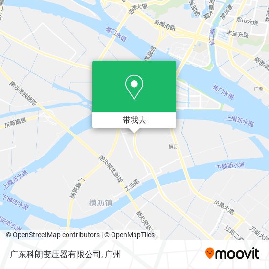 广东科朗变压器有限公司地图