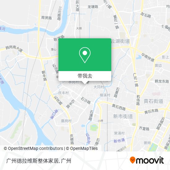 广州德拉维斯整体家居地图