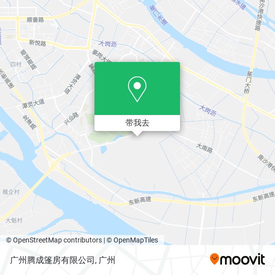 广州腾成篷房有限公司地图
