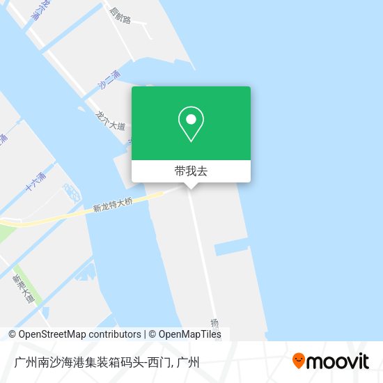 广州南沙海港集装箱码头-西门地图