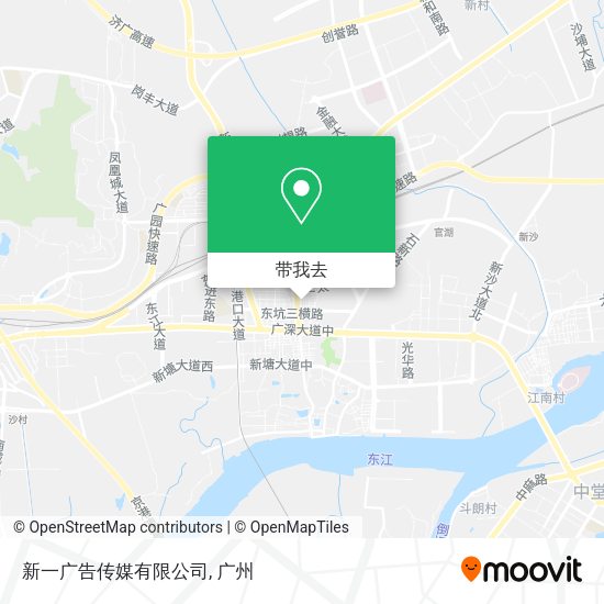 新一广告传媒有限公司地图