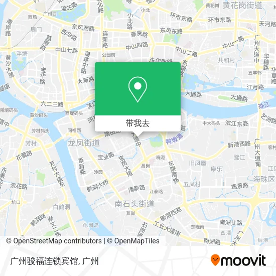 广州骏福连锁宾馆地图