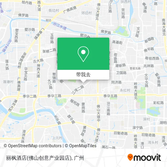 丽枫酒店(佛山创意产业园店)地图