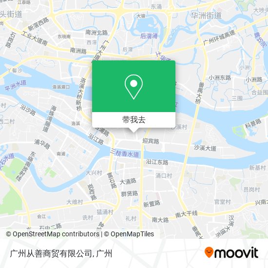 广州从善商贸有限公司地图