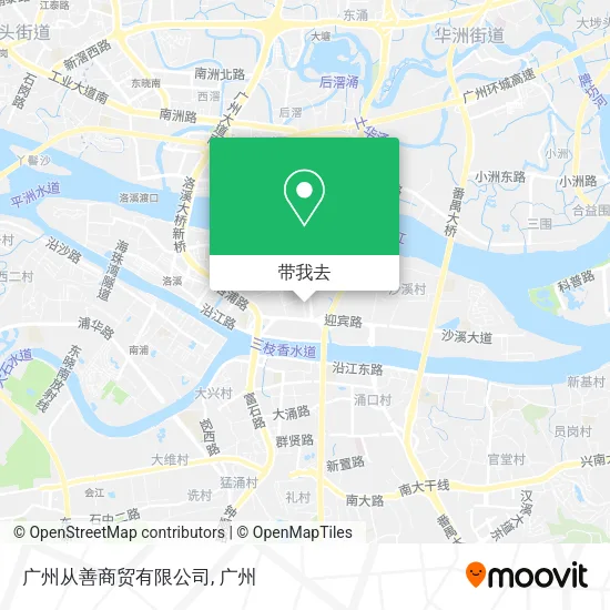 广州从善商贸有限公司地图
