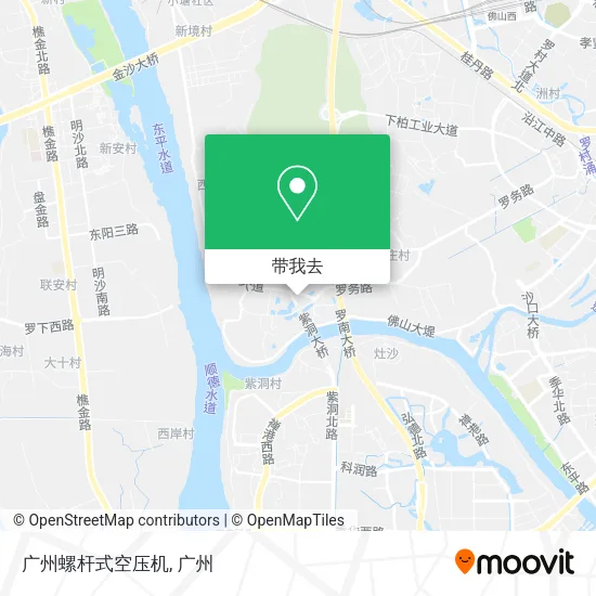 广州螺杆式空压机地图