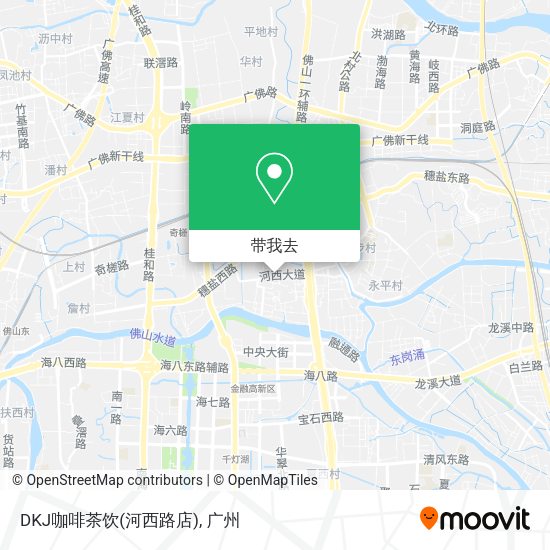 DKJ咖啡茶饮(河西路店)地图