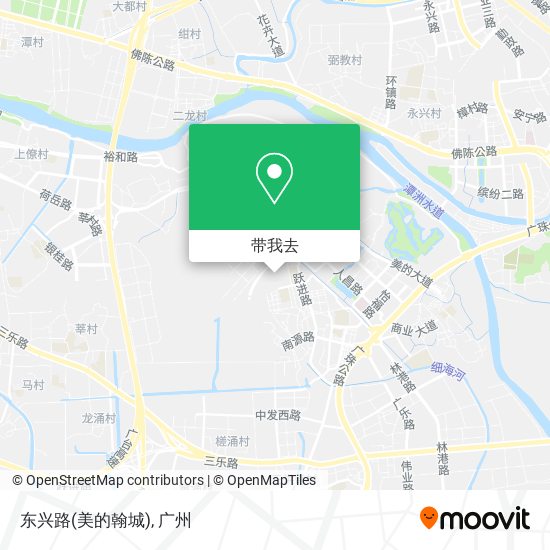 东兴路(美的翰城)地图