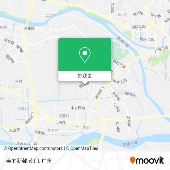 美的新邨-南门地图