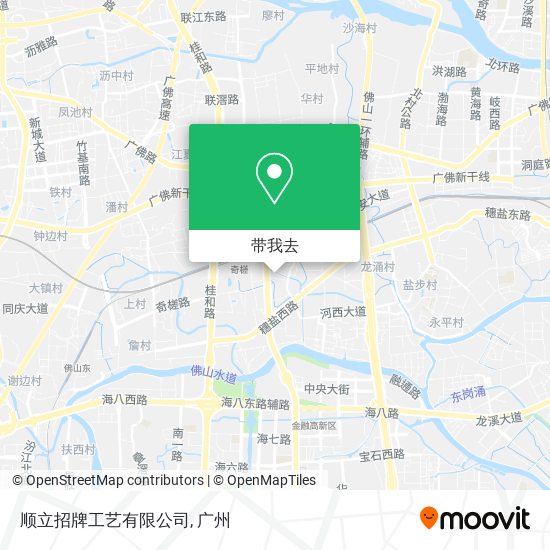 顺立招牌工艺有限公司地图