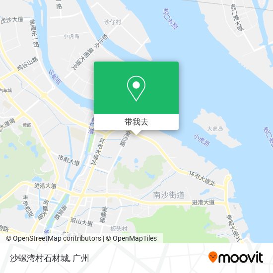 沙螺湾村石材城地图