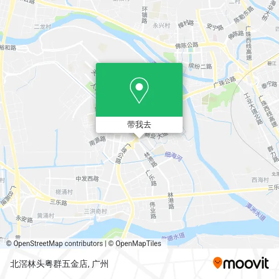 北滘林头粤群五金店地图