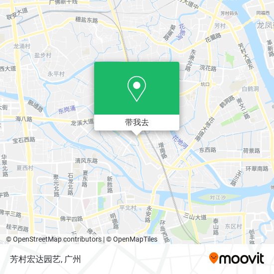 芳村宏达园艺地图