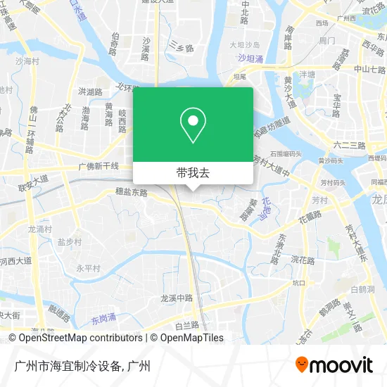 广州市海宜制冷设备地图