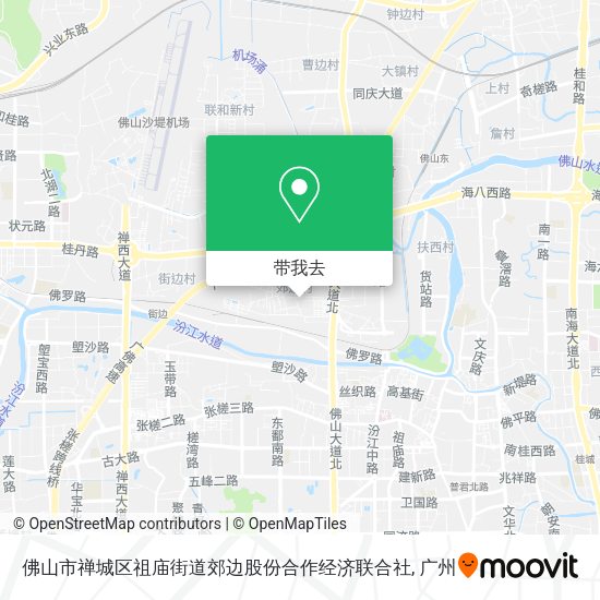 佛山市禅城区祖庙街道郊边股份合作经济联合社地图