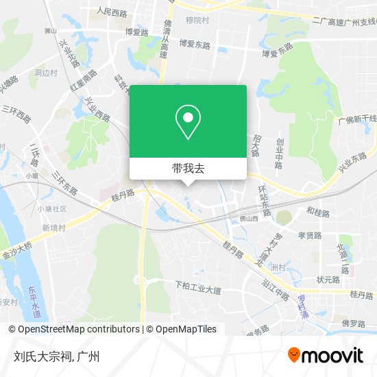 刘氏大宗祠地图