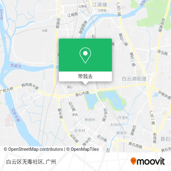 白云区无毒社区地图