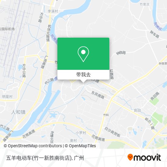 五羊电动车(竹一新胜南街店)地图