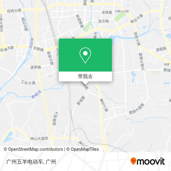 广州五羊电动车地图