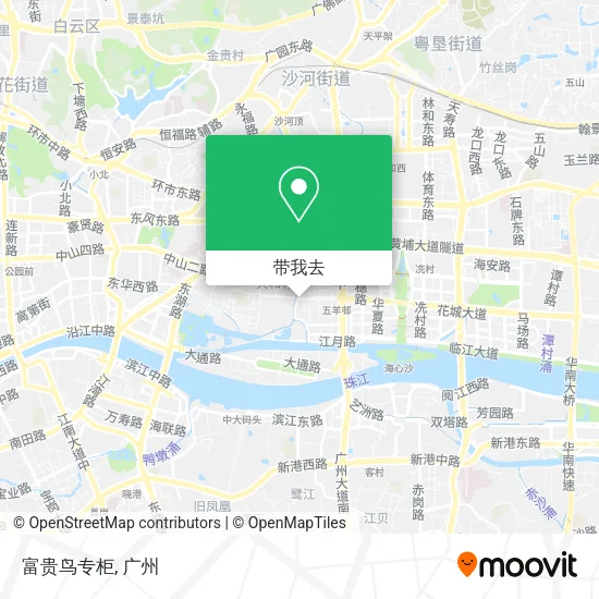 富贵鸟专柜地图