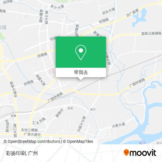 彩扬印刷地图