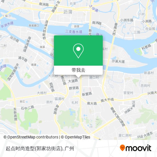 起点时尚造型(郭家坊街店)地图